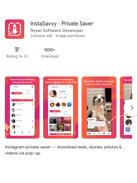 InstaSavvy 500+ Downloads Worldwide Celebration